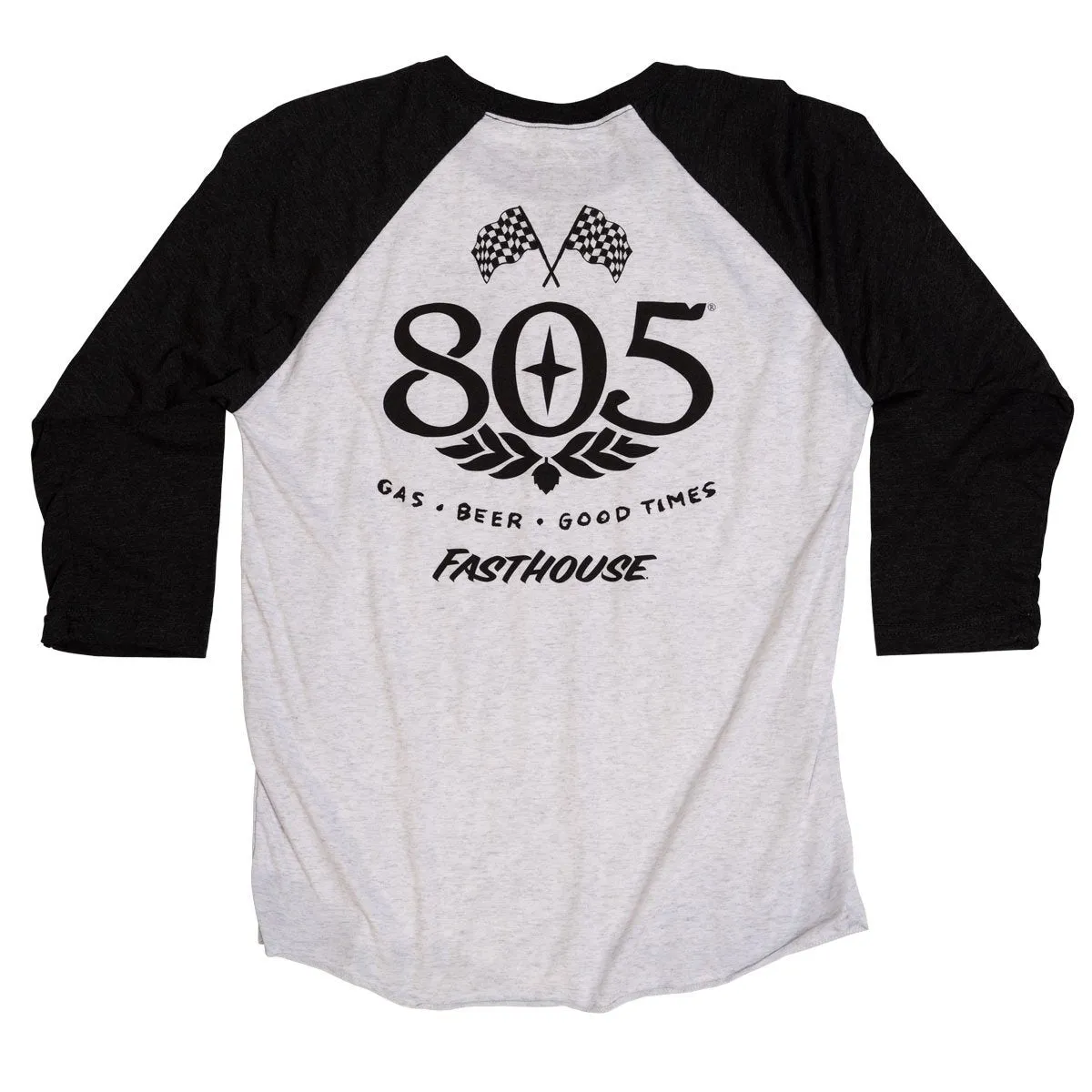 805 Women's Mantra Raglan - Black/White