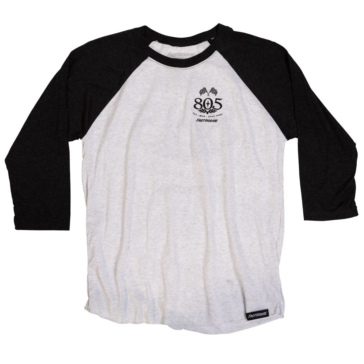 805 Women's Mantra Raglan - Black/White