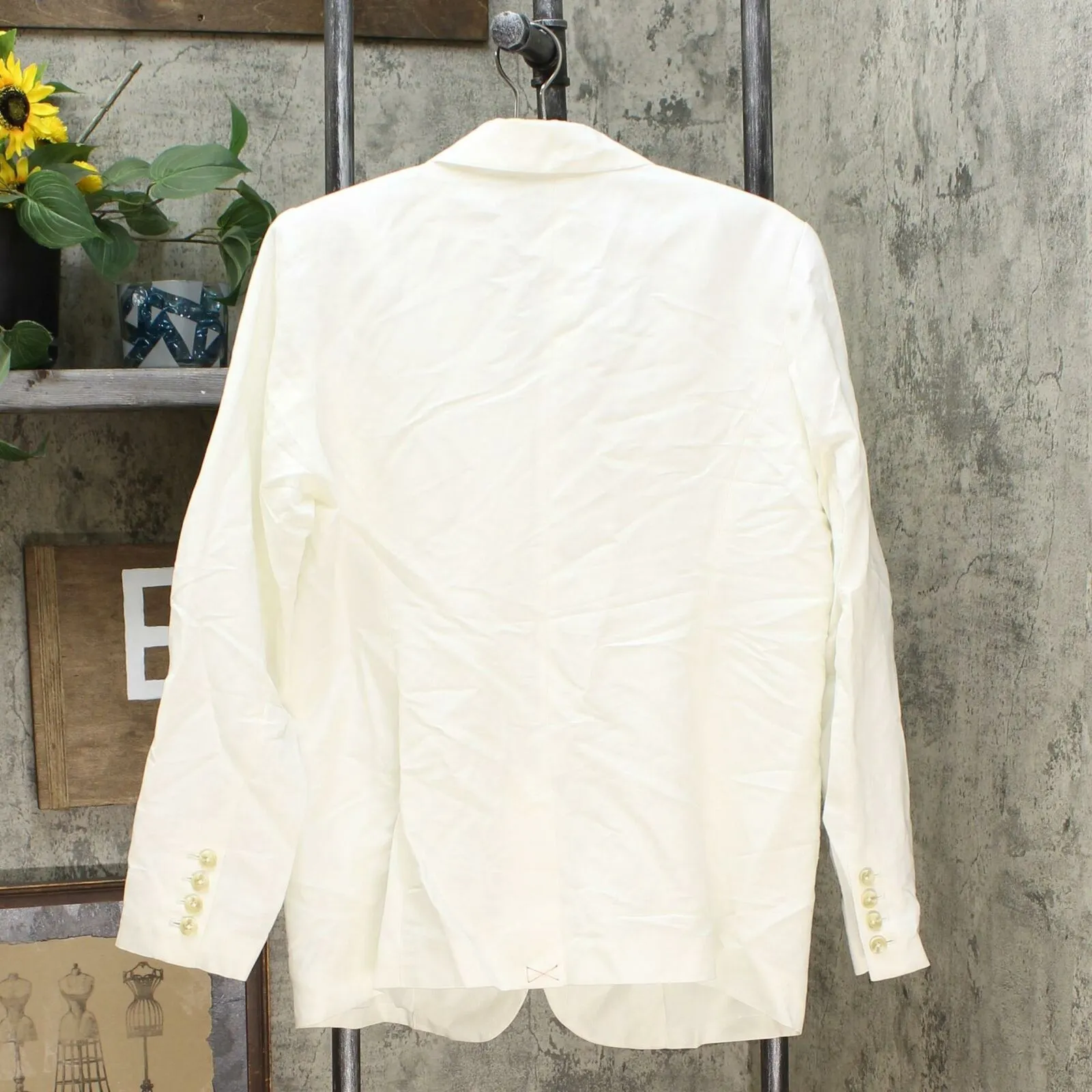 A New Day Women's Long Sleeve Linen Blazer