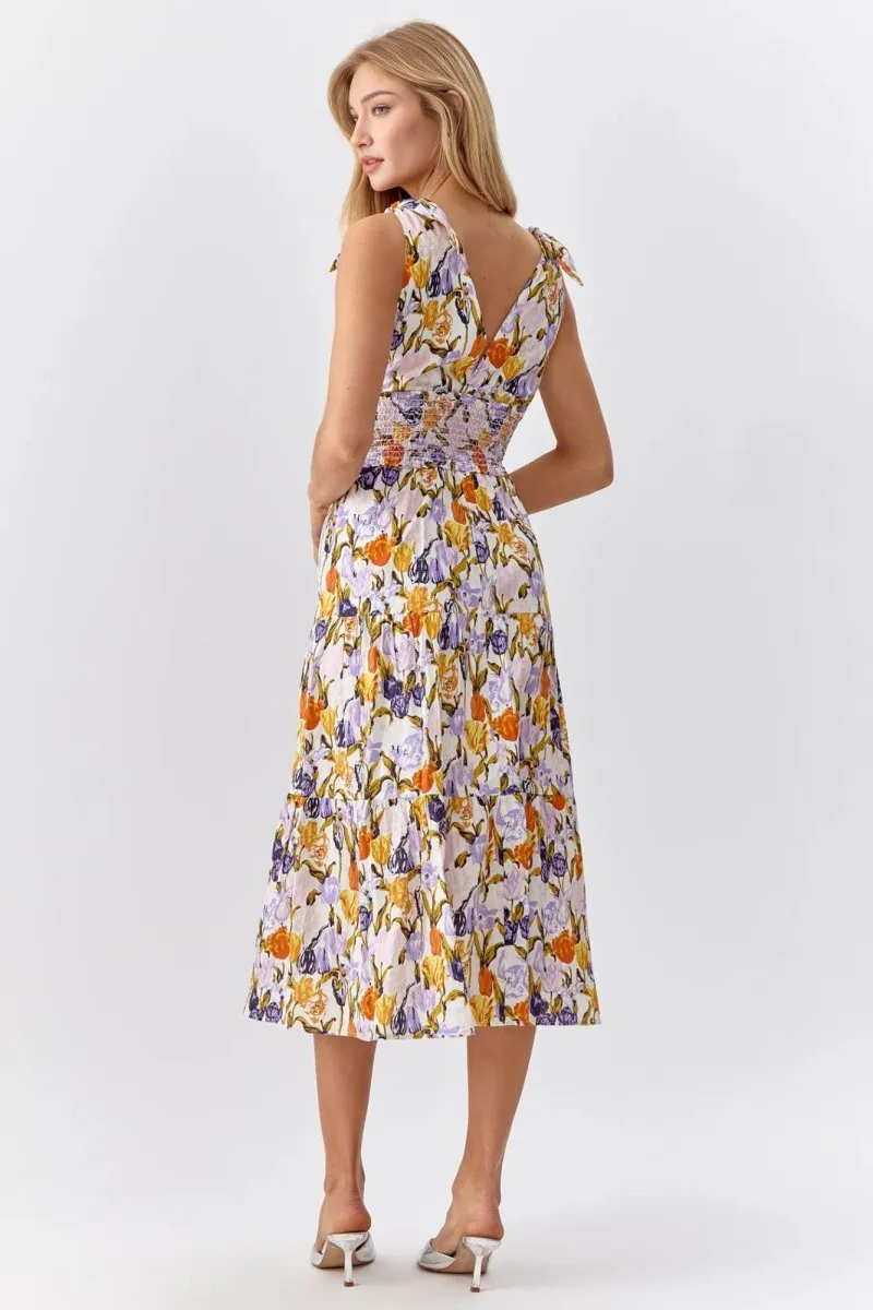 Adelyn Rae - Pami Shoulder Tie Dress