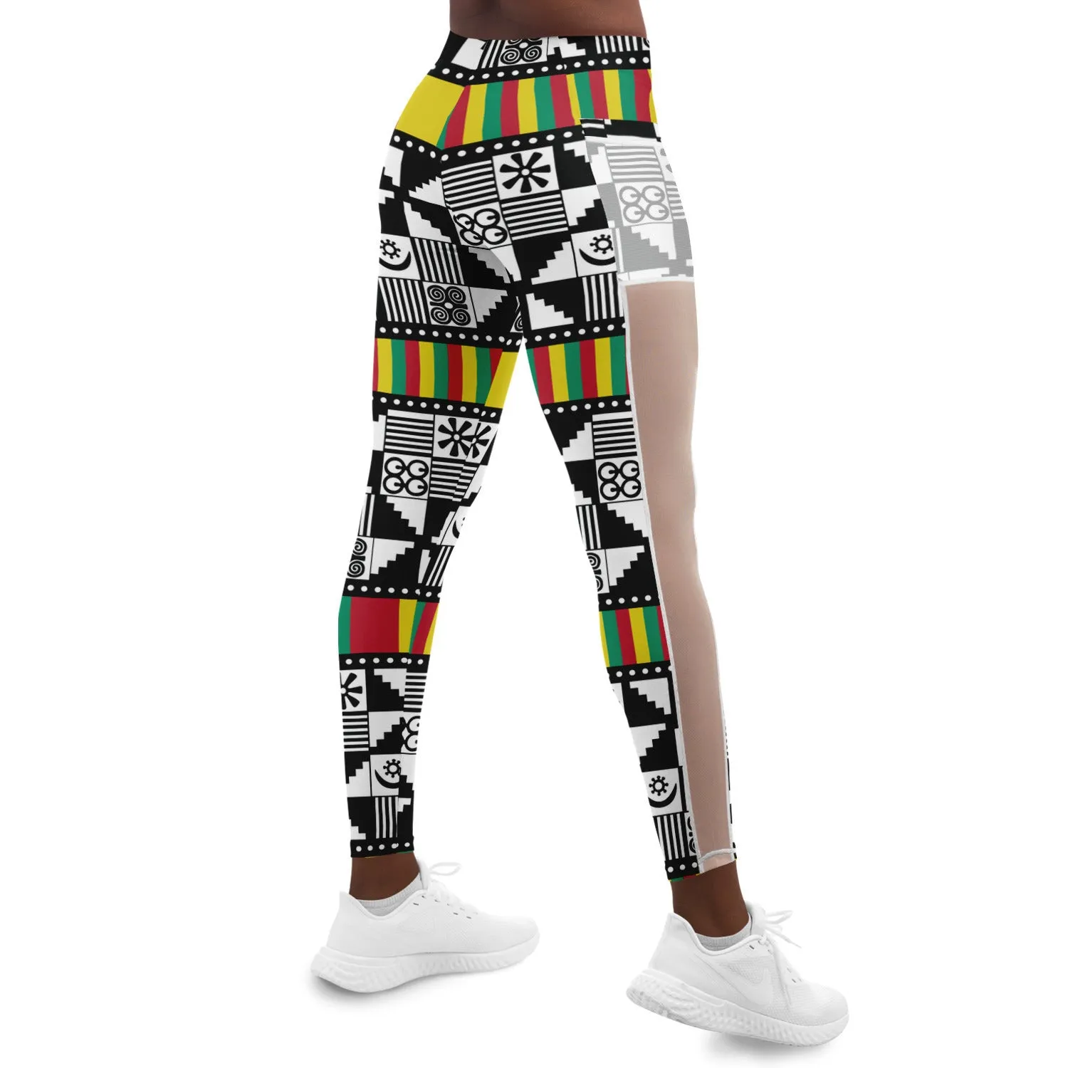 Adinkra Mesh Legging