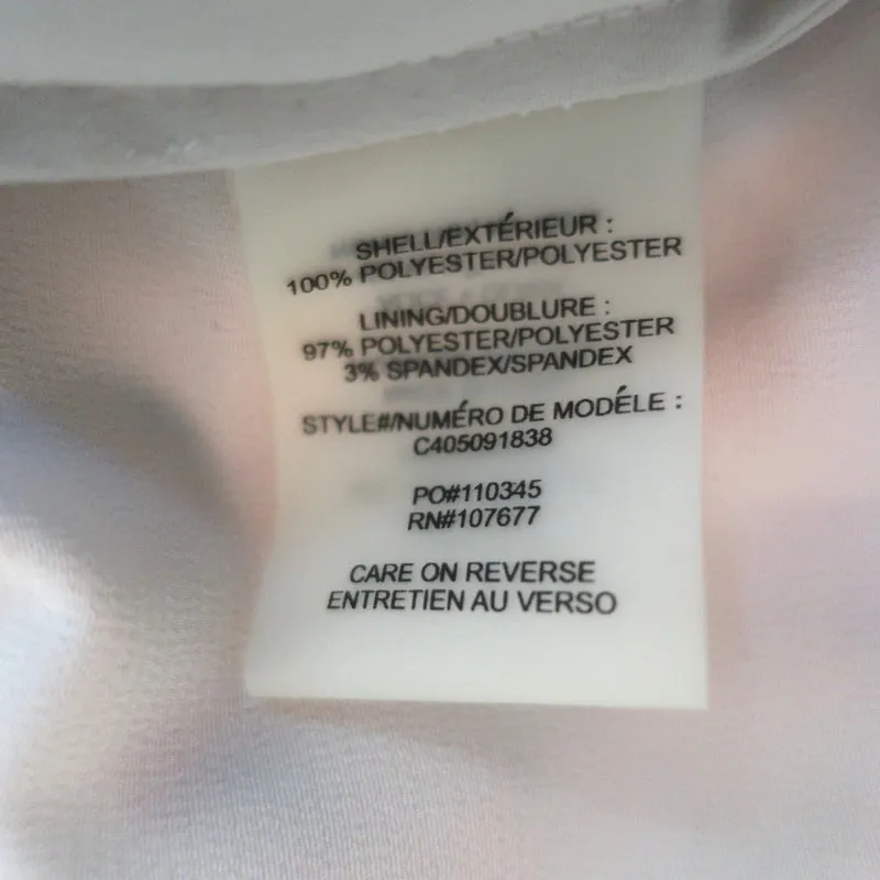 Alice   Olivia Racerback Tank Top Loma Watercolor Print Chiffon Size Small