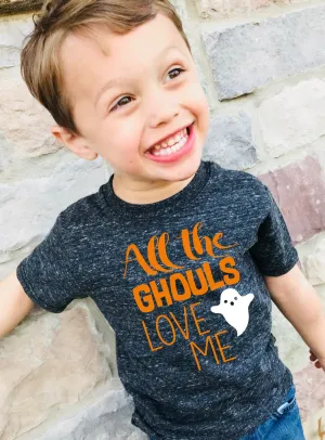 All The Ghouls Love Me Shirt | Kids Halloween Shirt | Trending Kids Shirt