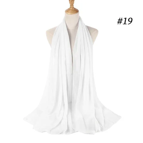 Amazing Premium quality Women's Heavy Chiffon Hijab Scarf