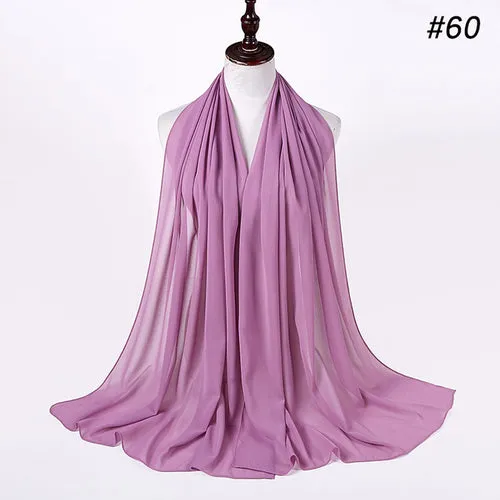 Amazing Premium quality Women's Heavy Chiffon Hijab Scarf