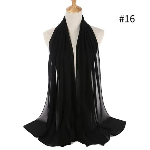 Amazing Premium quality Women's Heavy Chiffon Hijab Scarf