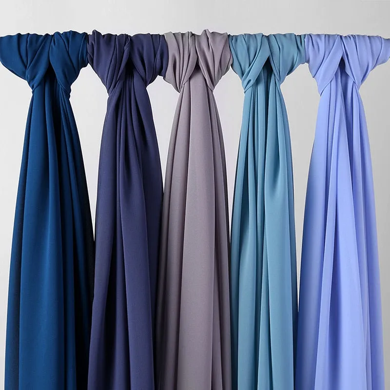 Amazing Premium quality Women's Heavy Chiffon Hijab Scarf
