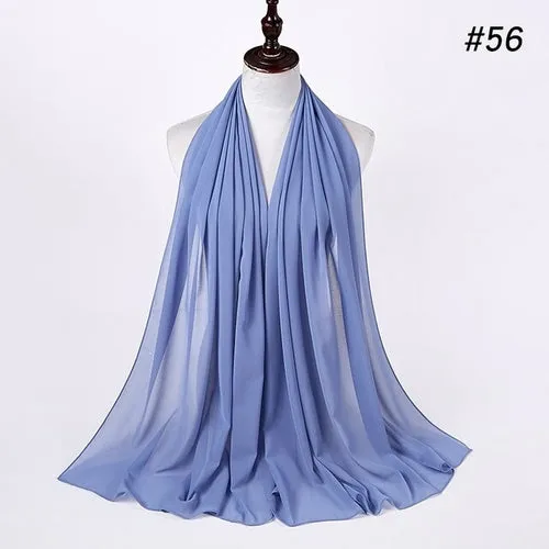 Amazing Premium quality Women's Heavy Chiffon Hijab Scarf