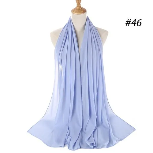 Amazing Premium quality Women's Heavy Chiffon Hijab Scarf
