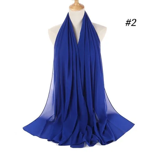 Amazing Premium quality Women's Heavy Chiffon Hijab Scarf