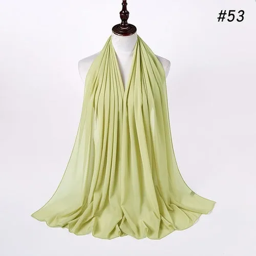 Amazing Premium quality Women's Heavy Chiffon Hijab Scarf