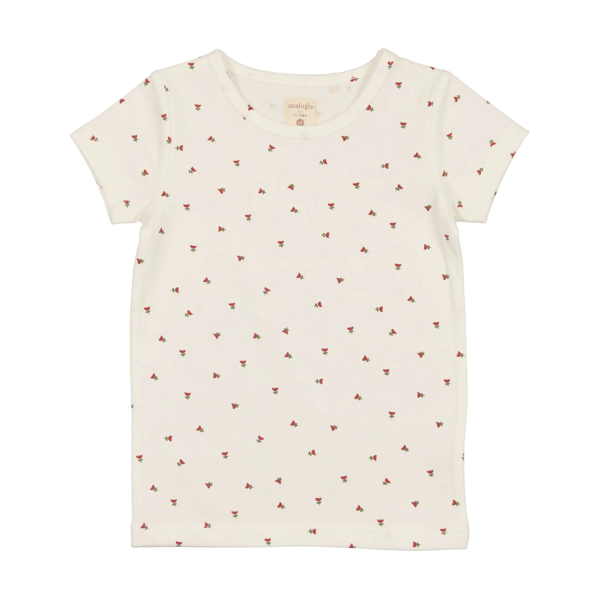 Analogie Tulip T-Shirt Short Sleeve - White