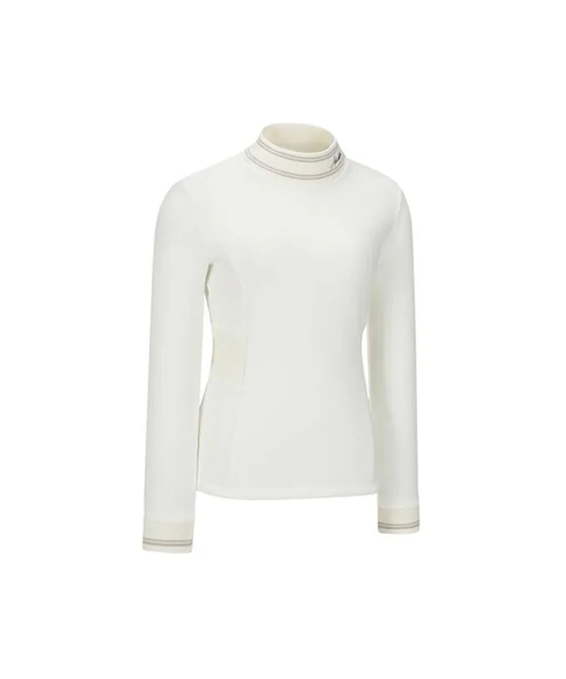 ANEW Golf Women's Winter High Neck Long T-Shirt - White