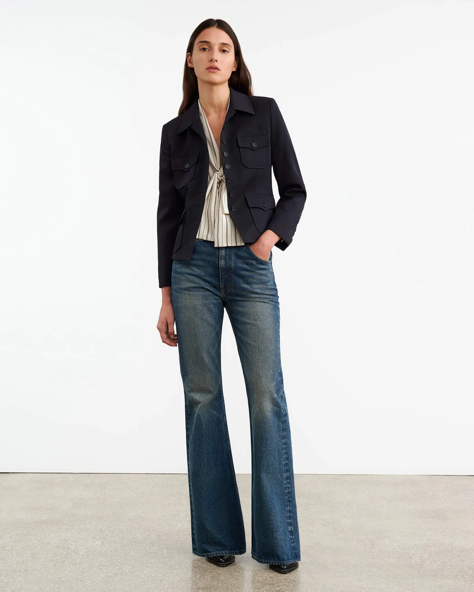 ANGELIQUE SILK BLOUSE