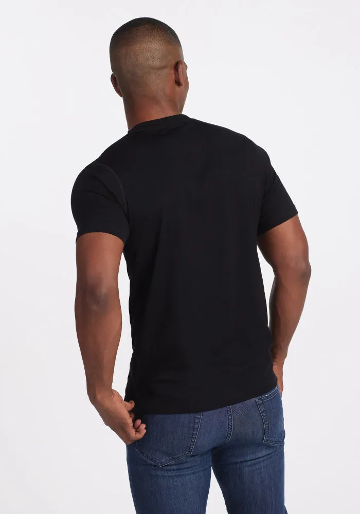Ashton V Neck - Black