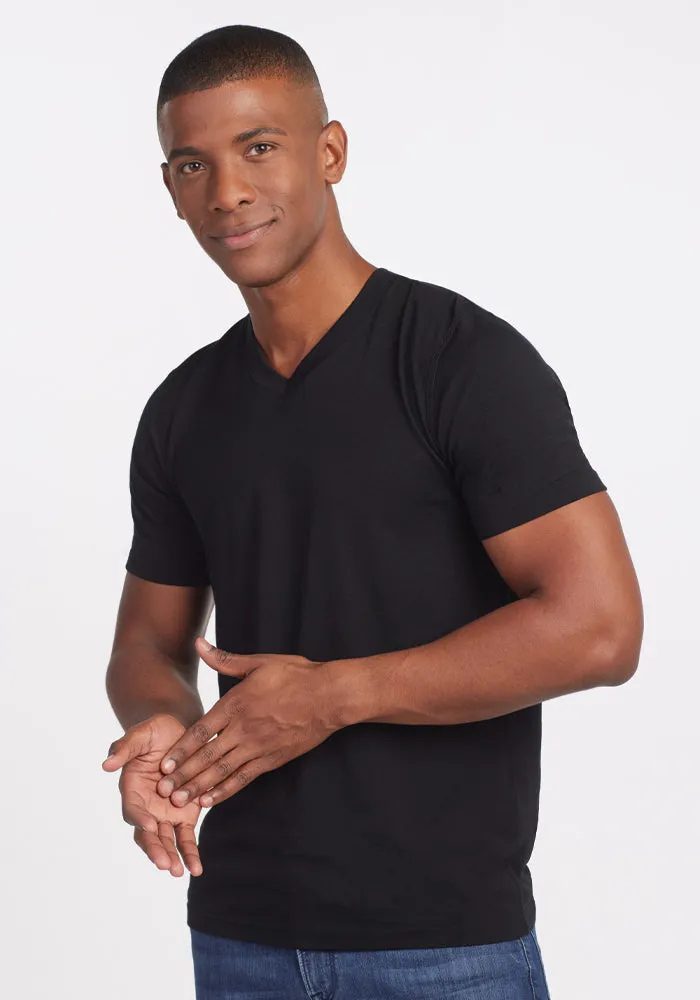 Ashton V Neck - Black