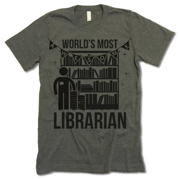 Awesome Librarian T Shirt