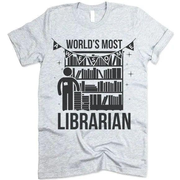 Awesome Librarian T Shirt