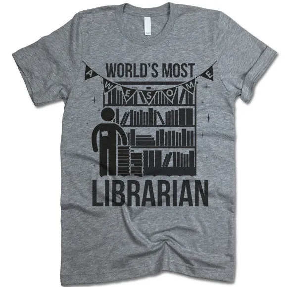 Awesome Librarian T Shirt