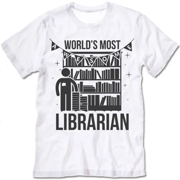 Awesome Librarian T Shirt