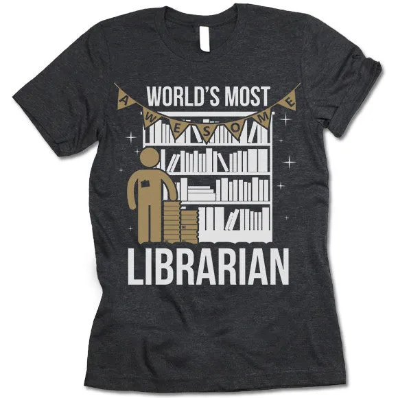 Awesome Librarian T Shirt
