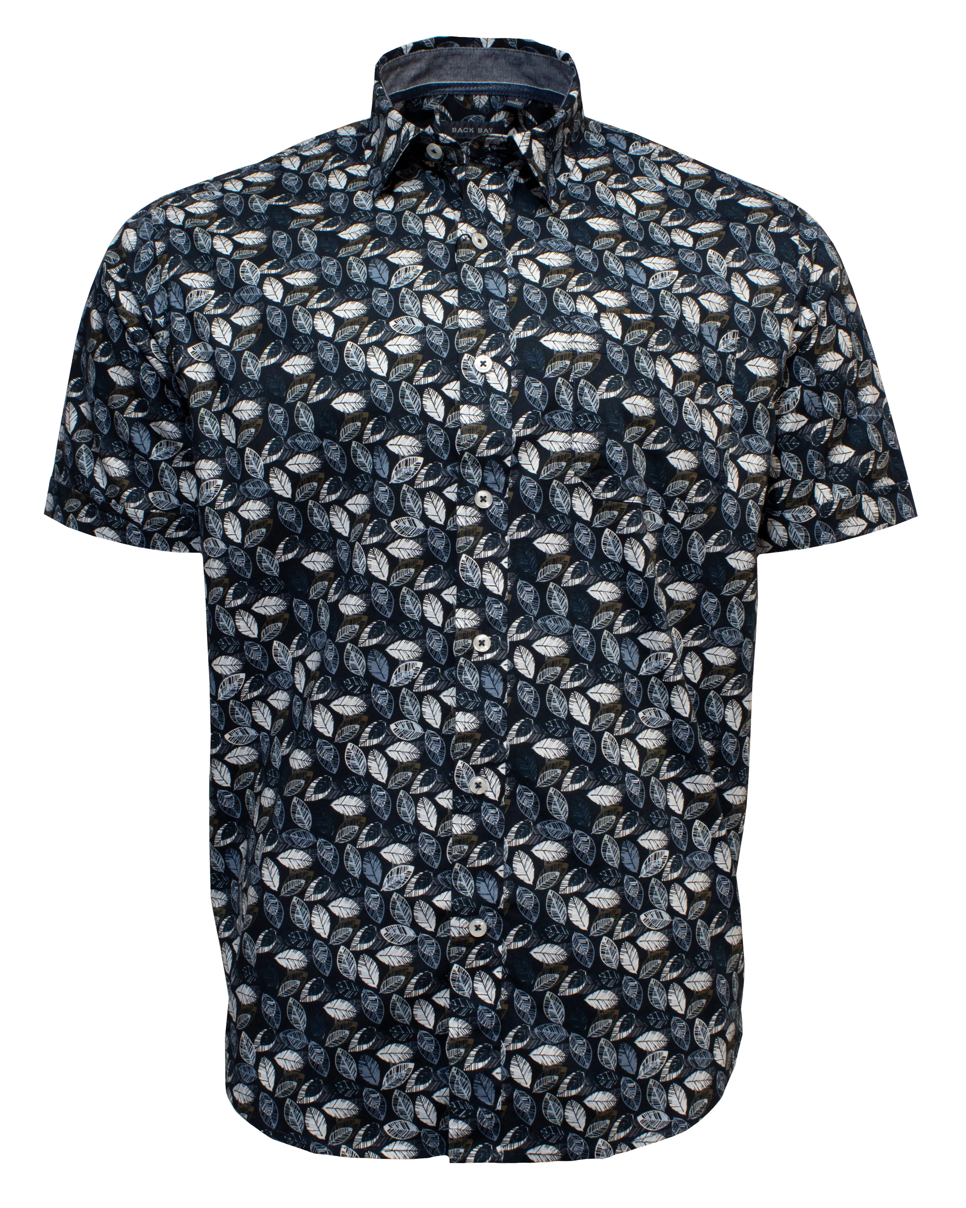 Back Bay Cotton Spandex Printed Shirt
