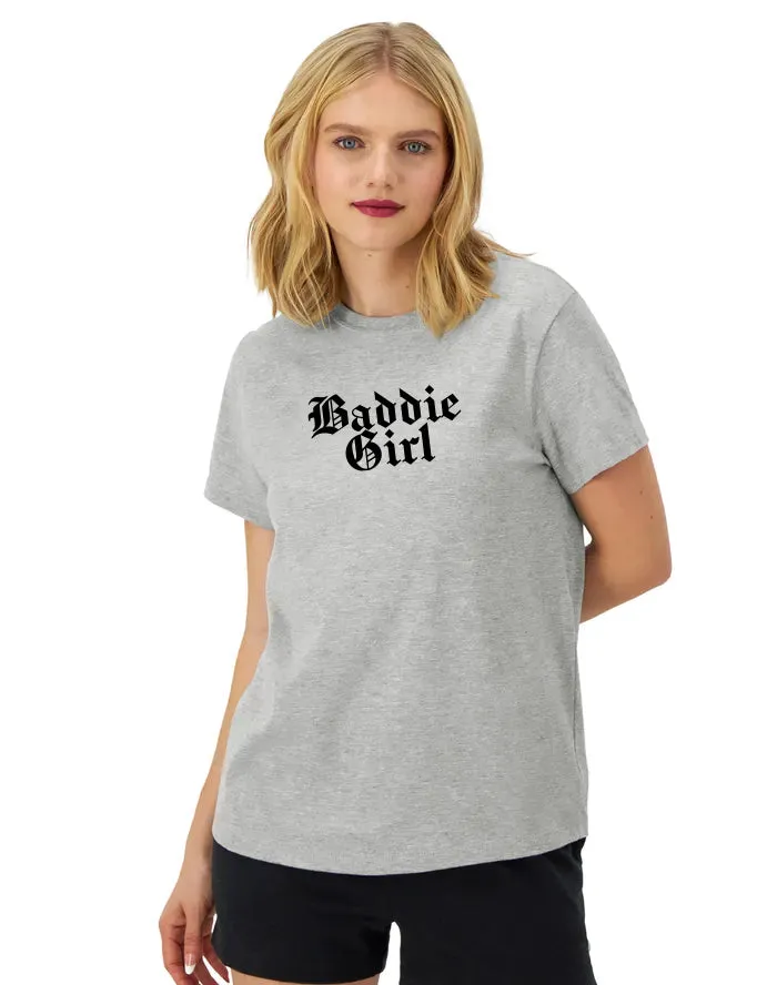 Baddie Girl Graphic Short Sleeve T-Shirt