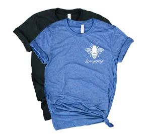 Bee Happy Shirt | Happiness Shirt | Unisex Crew