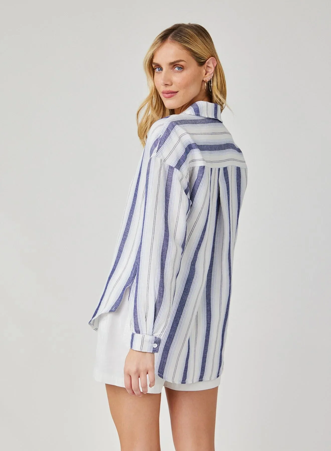 BELLA DAHL- WOMEN'S LONG SLEEVE BUTTON DOWN