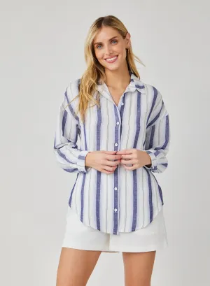 BELLA DAHL- WOMEN'S LONG SLEEVE BUTTON DOWN