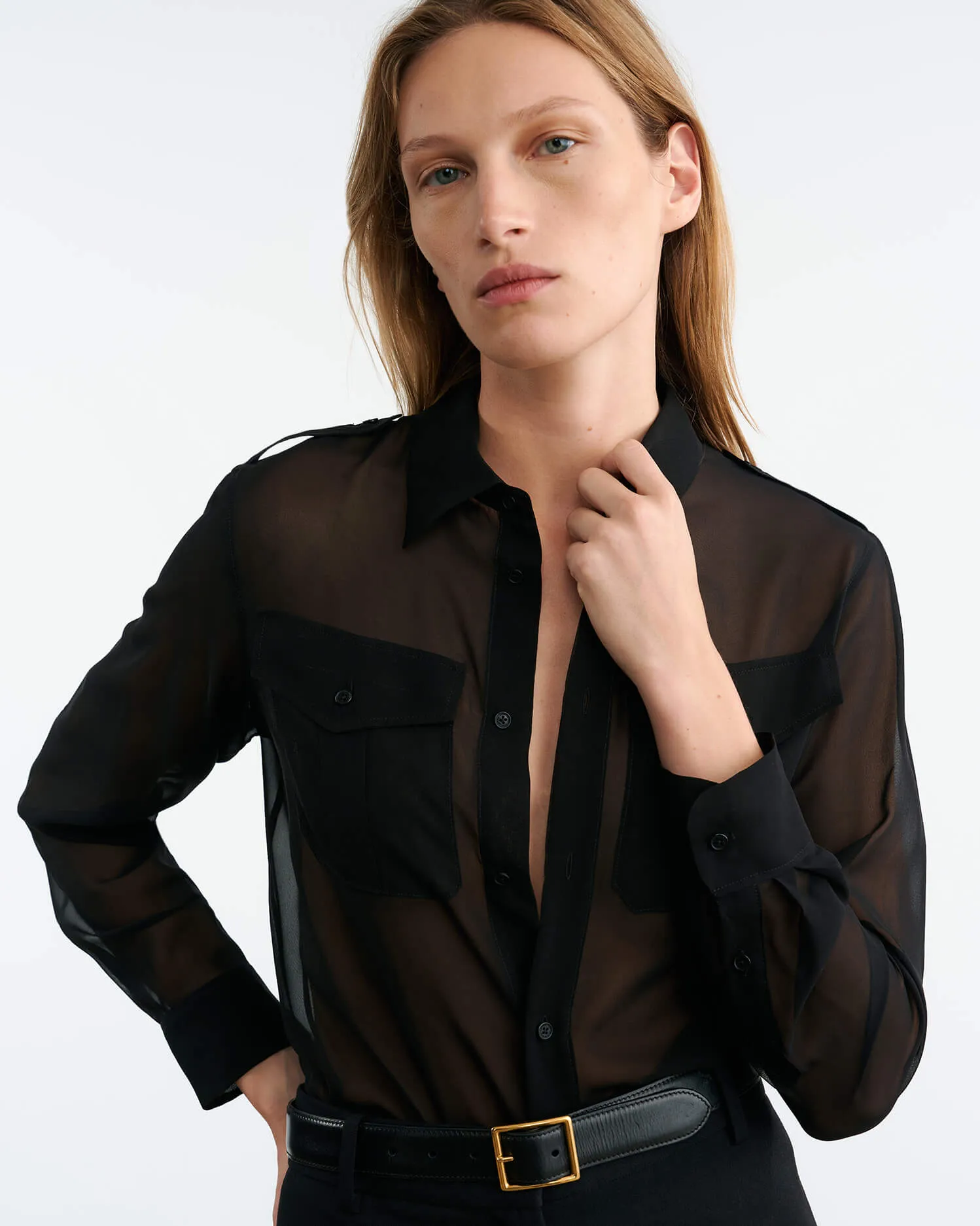 BETTY C. SILK SHIRT
