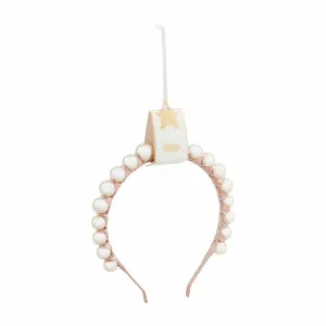 Blush Beaded Headband