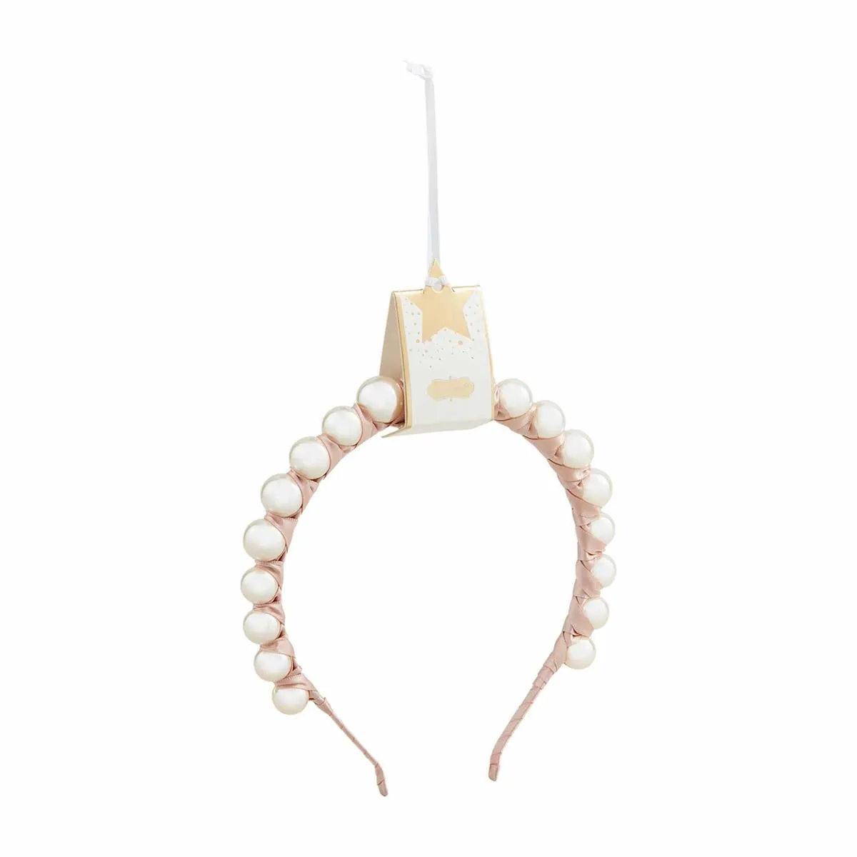 Blush Beaded Headband