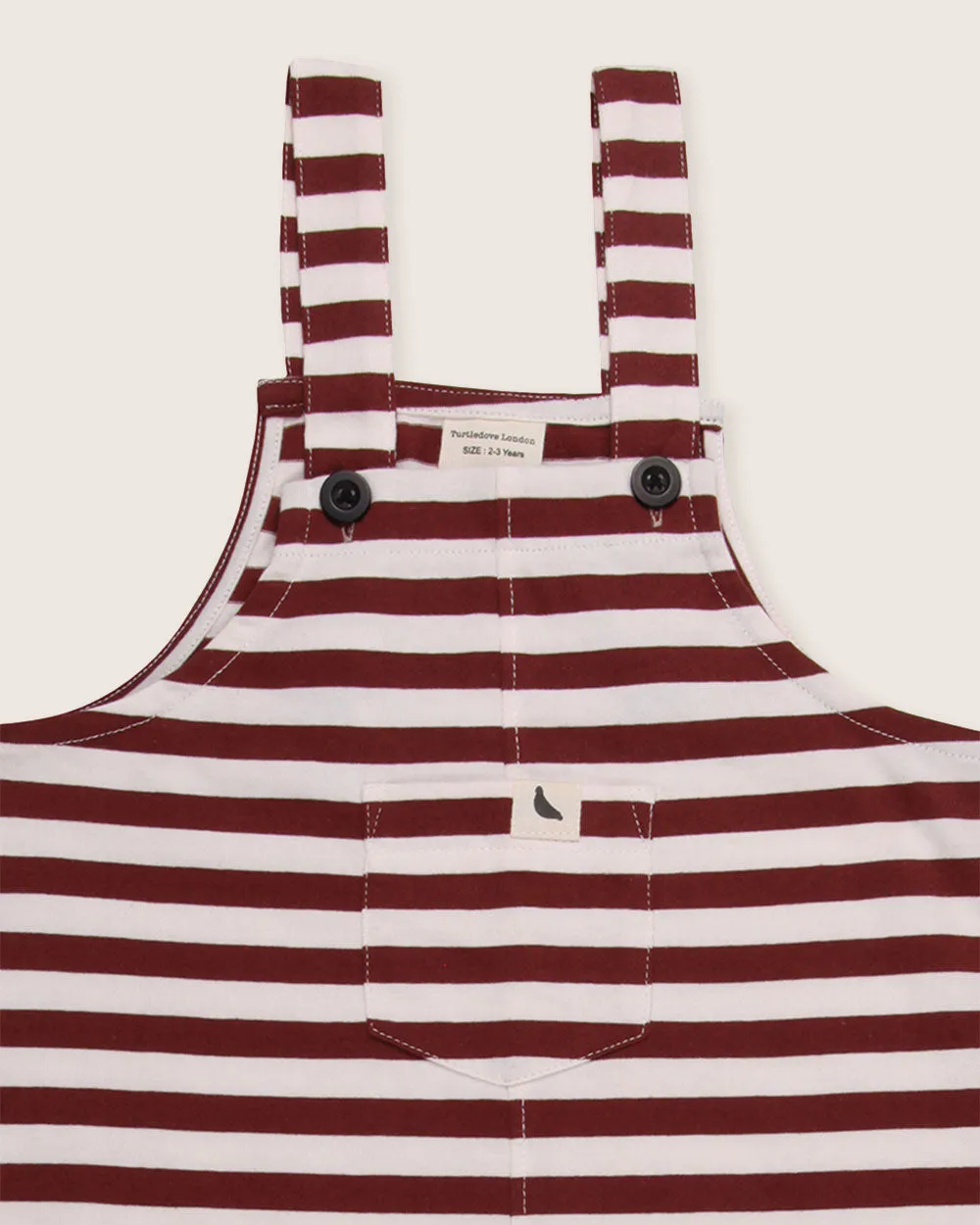 Brick Stripe Dungarees