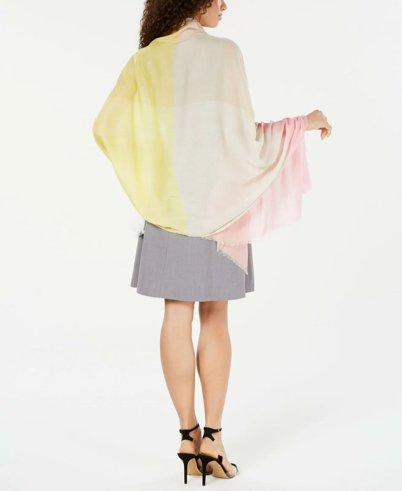 Calvin Klein Women's Colorblocked Wrap Scarf