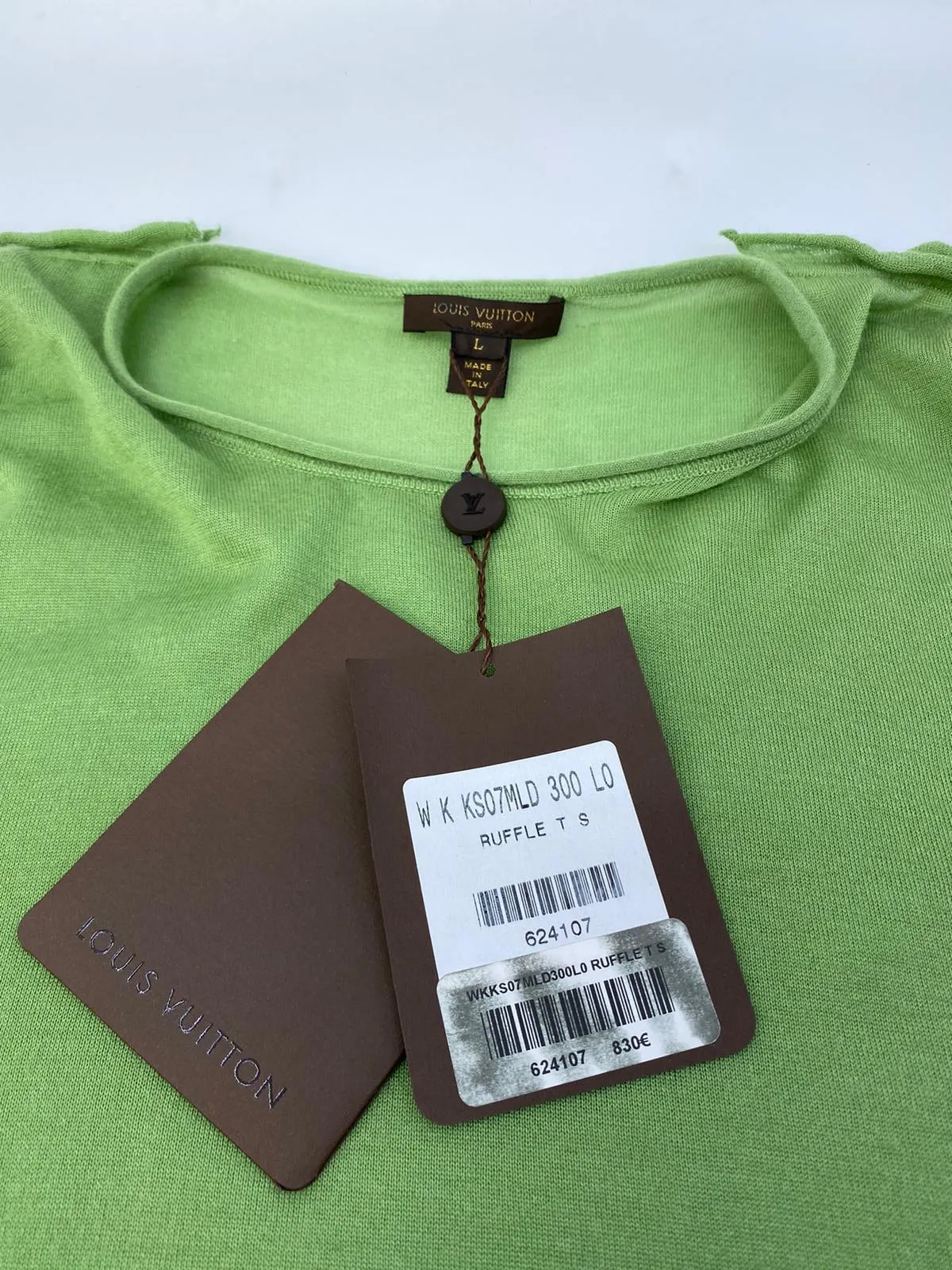 Cashmere Silk Ruffle T-Shirt