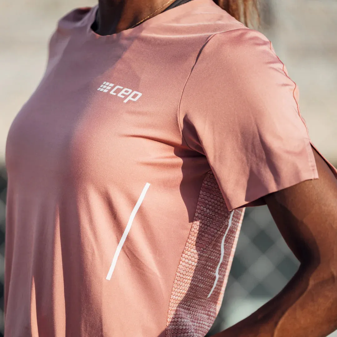 CEP | Run Shirt Short Sleeve | Women's | Rose