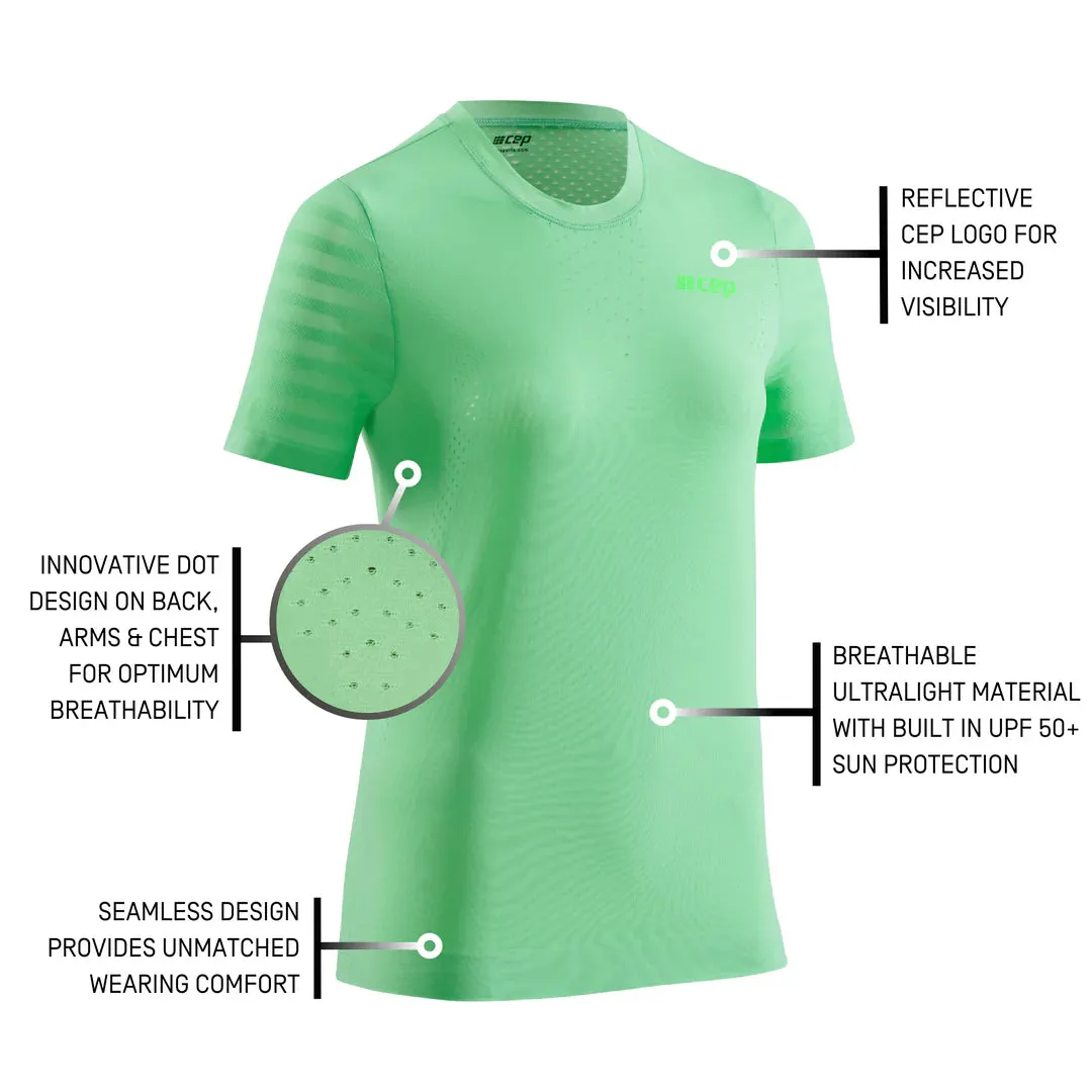 CEP | Run Ultralight Shirt Short Sleeve | Women's | Green
