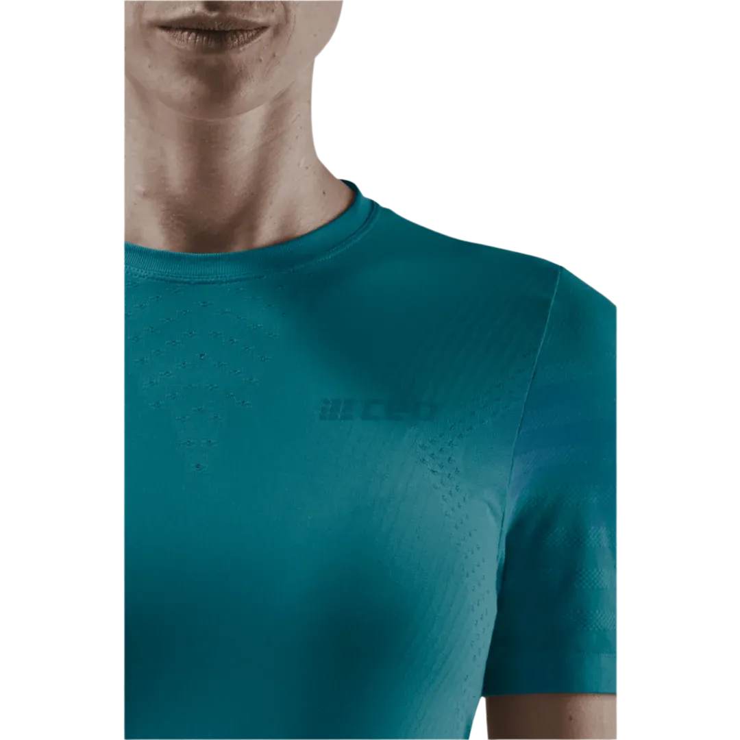 CEP | Run Ultralight Shirt Short Sleeve | Women's | Petrol
