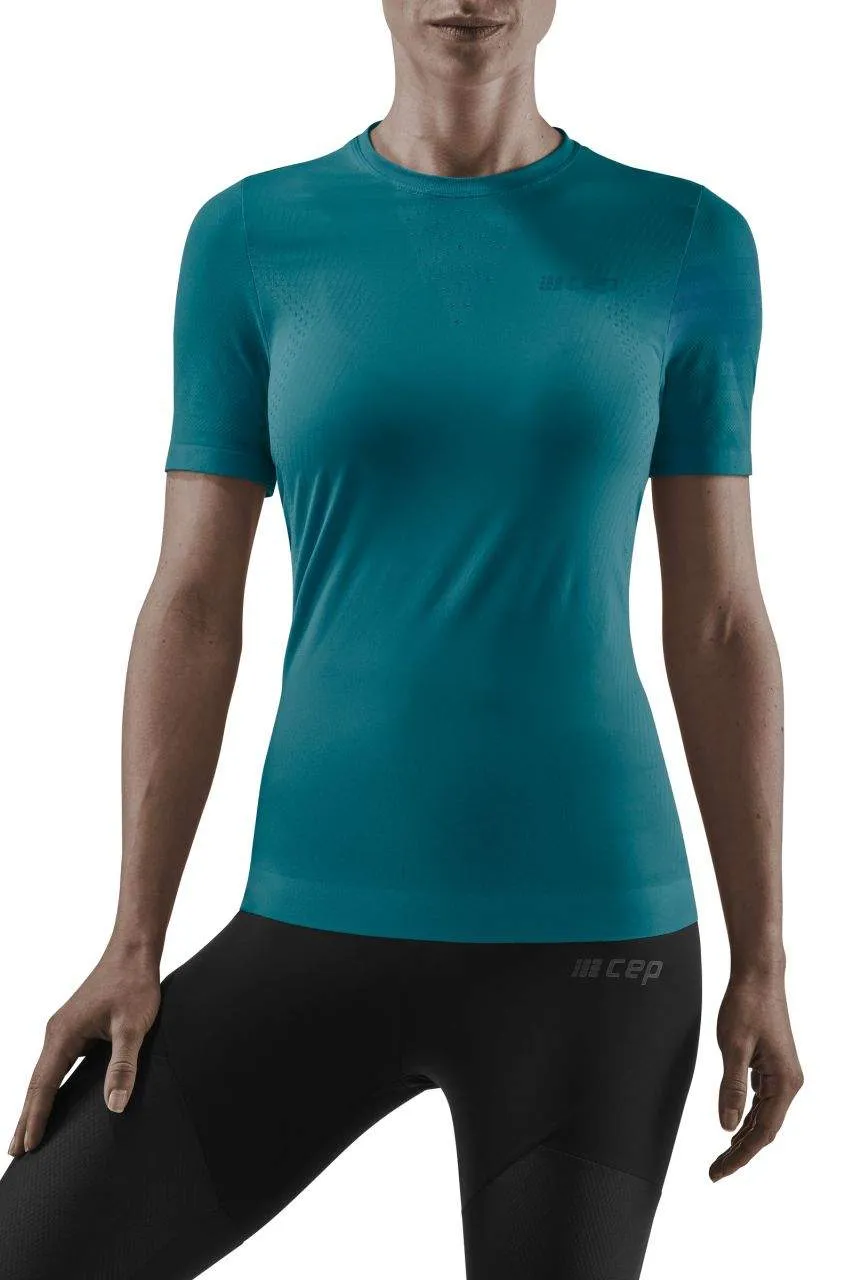 CEP | Run Ultralight Shirt Short Sleeve | Women's | Petrol