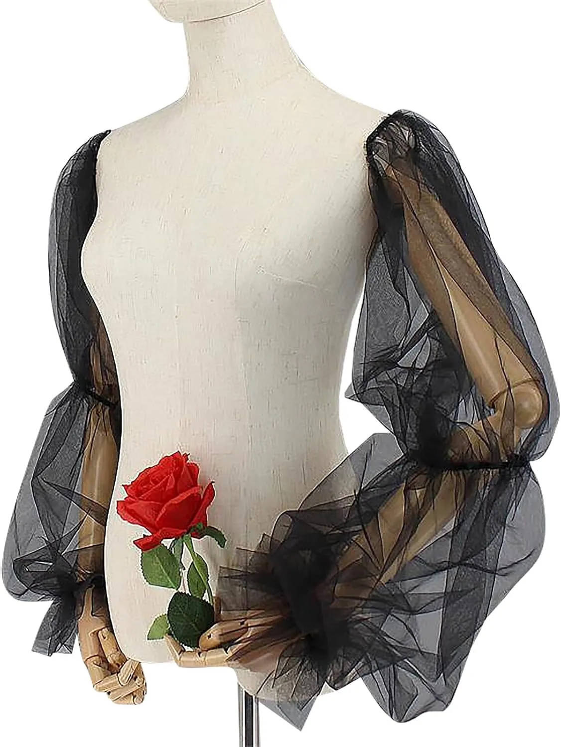 Charmian Detachable Mesh Tulle Sleeves