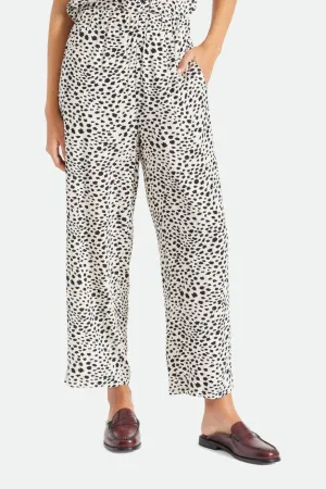 Cheetah Crop Pant - Beige