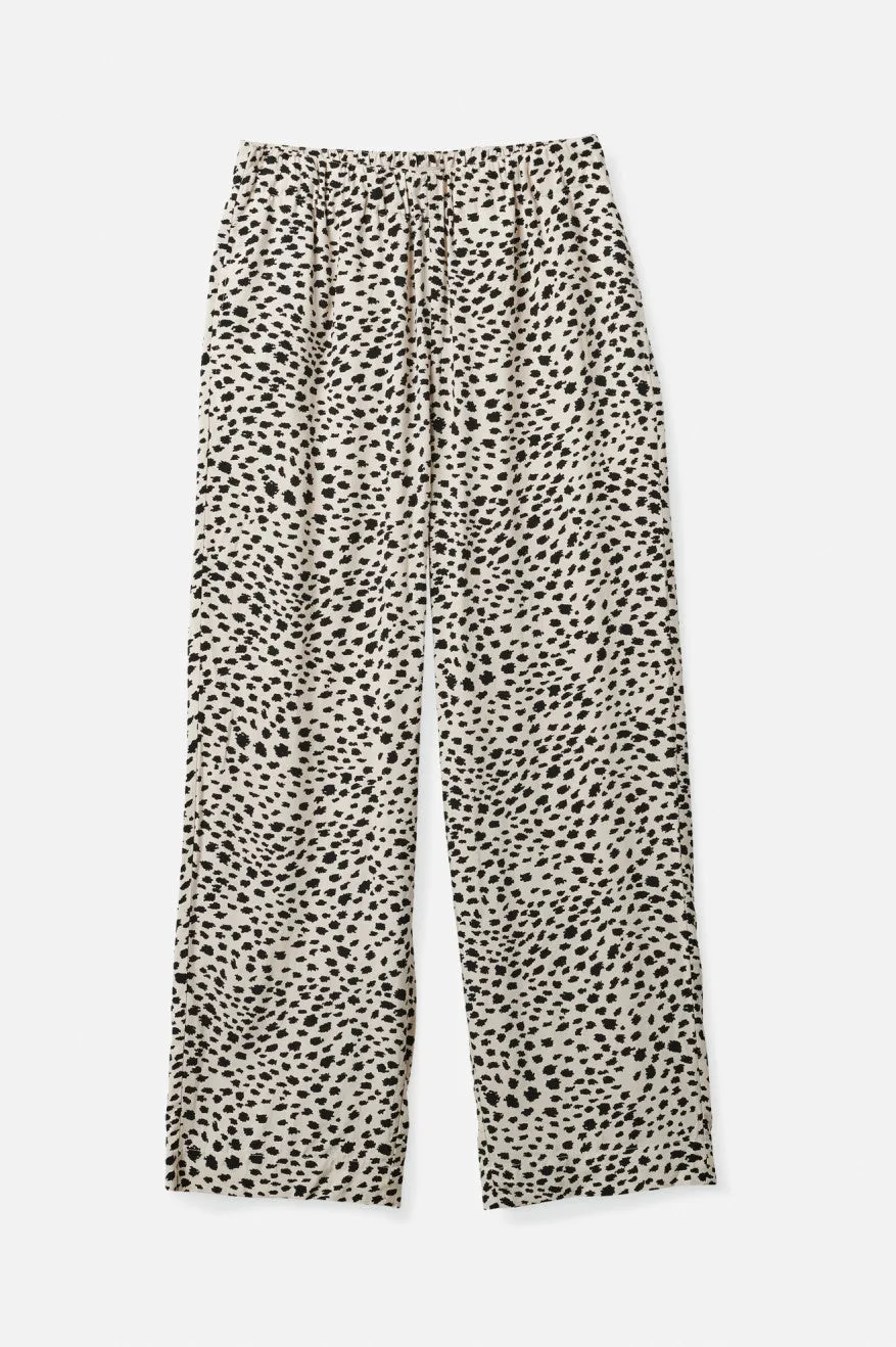 Cheetah Crop Pant - Beige