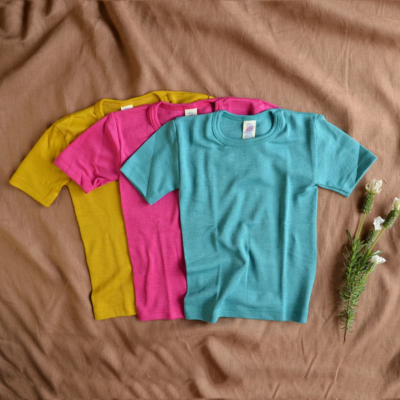 Child's T-Shirt - Organic Merino/Silk (1-14y)