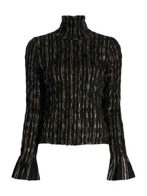 Cinq à Sept Cooper Top in Black/Bronze