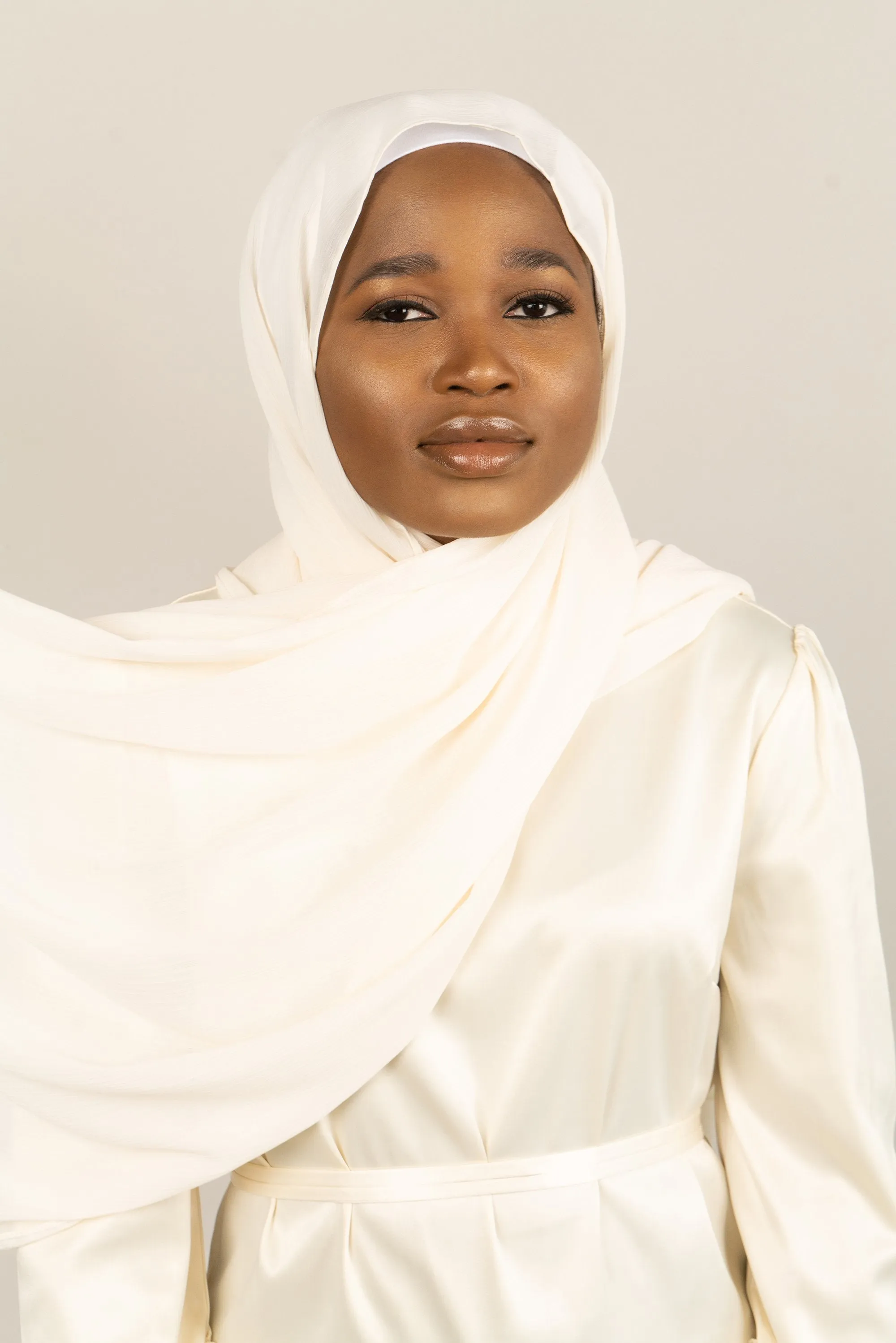 CLASSIC CREME Crepe Chiffon