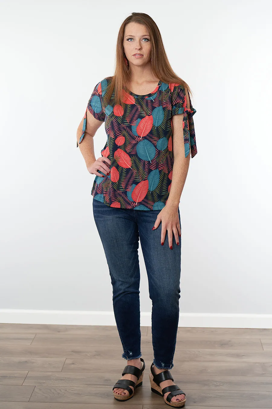 Coastal Breeze Short Sleeve Top