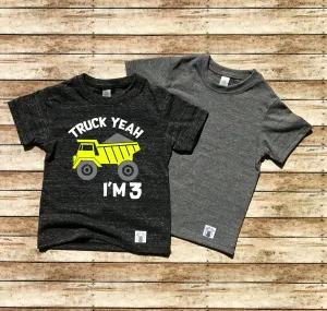 Custom Dump Truck Birthday Shirt