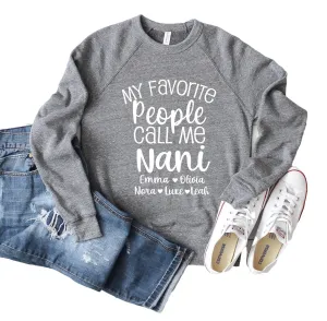 Custom Grandma Sweatshirt | Unisex Crew