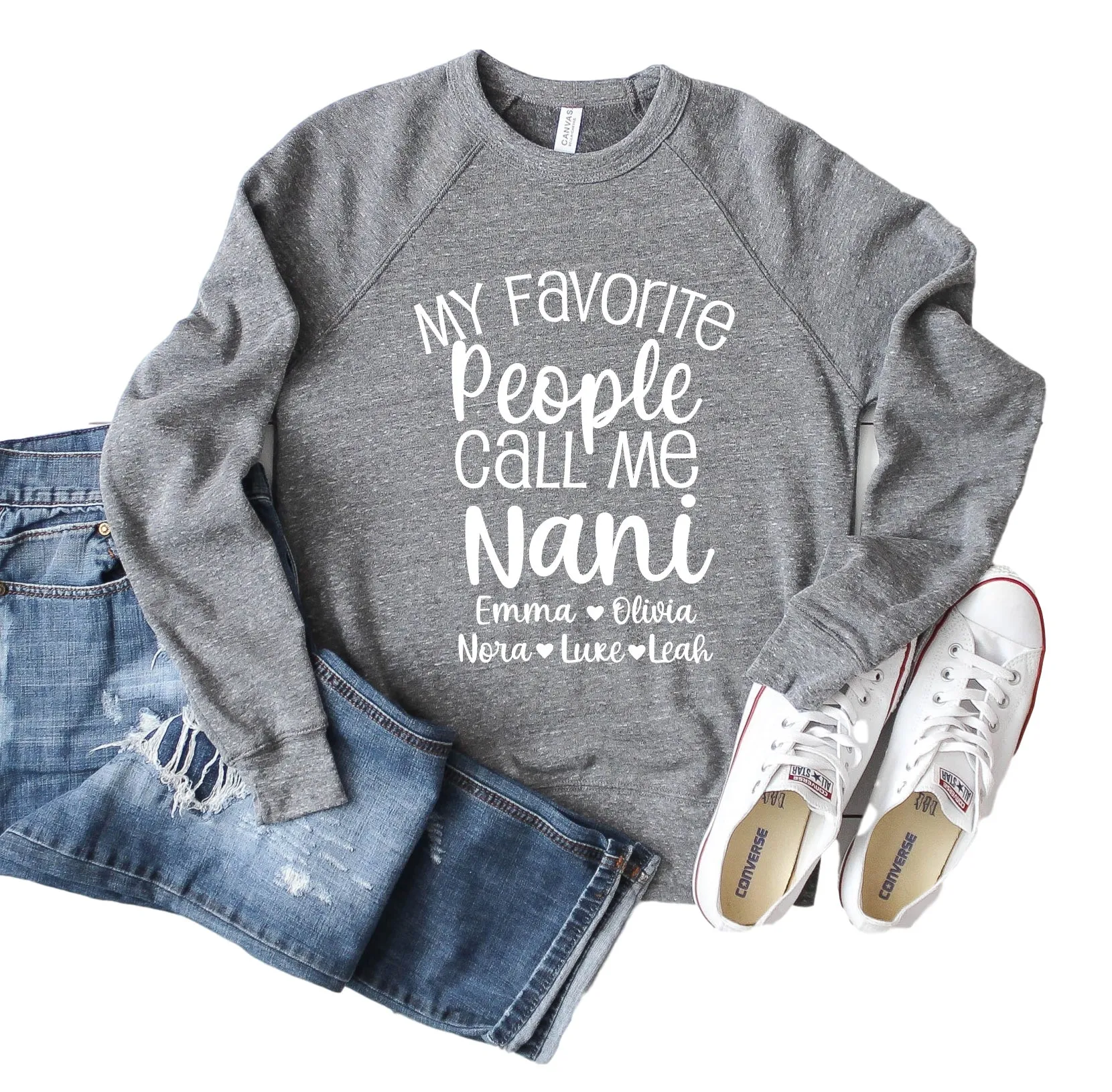 Custom Grandma Sweatshirt | Unisex Crew